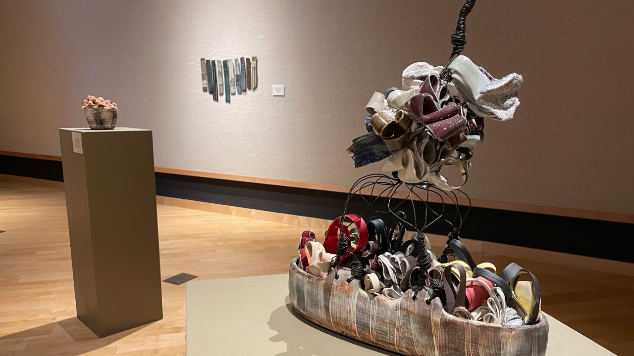 Ceramics by Chotsani Elaine Dean on Display at Augustana's Eide